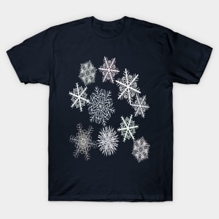 Snowflake Pattern T-Shirt